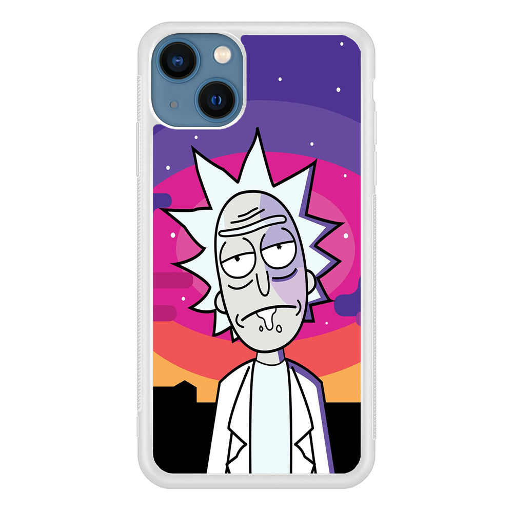 Rick and Morty Sky iPhone 14 Plus Case