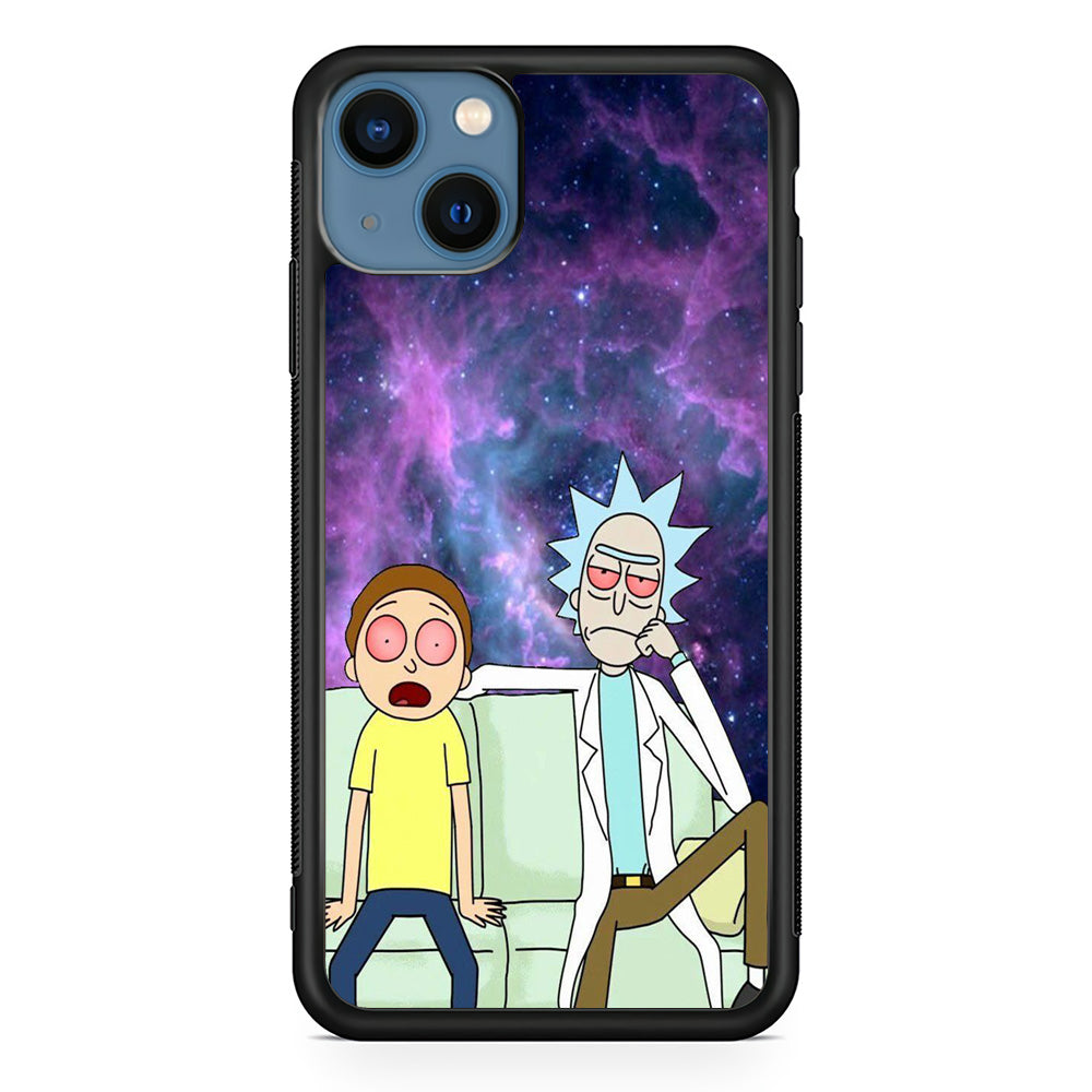 Rick and Morty Stars iPhone 15 Plus Case