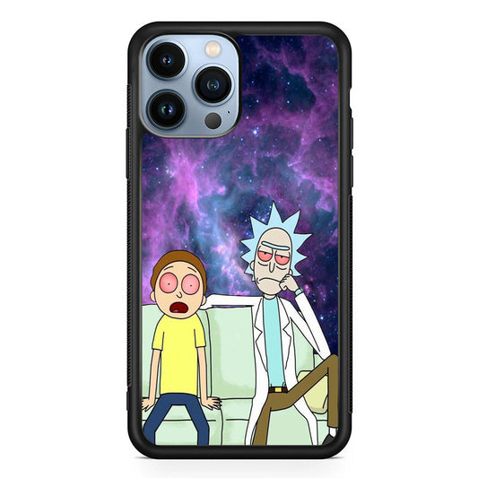 Rick and Morty Stars iPhone 14 Pro Case