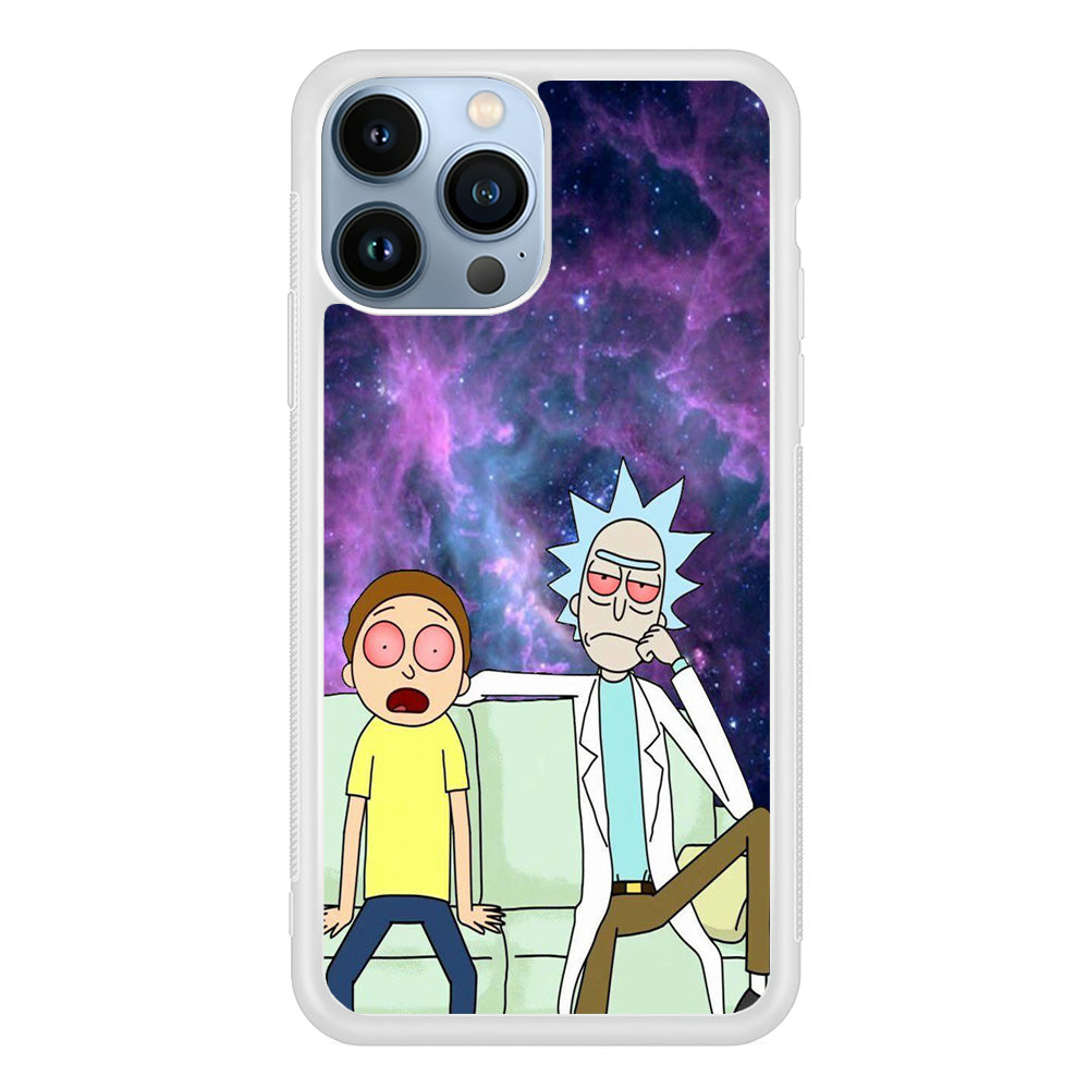 Rick and Morty Stars iPhone 14 Pro Case