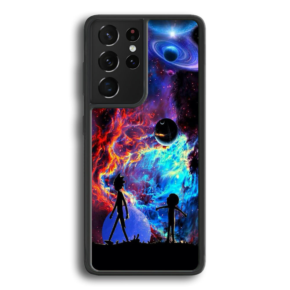 Rick and Morty Aurora Samsung Galaxy S24 Ultra Case - Ezzystore