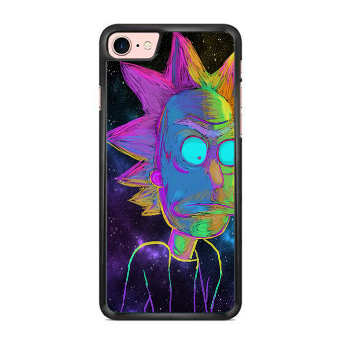 Rick and Morty Chalk Rainbow iPhone 7 Case
