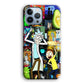 Rick and Morty Dance In Collage iPhone 14 Pro Max Case