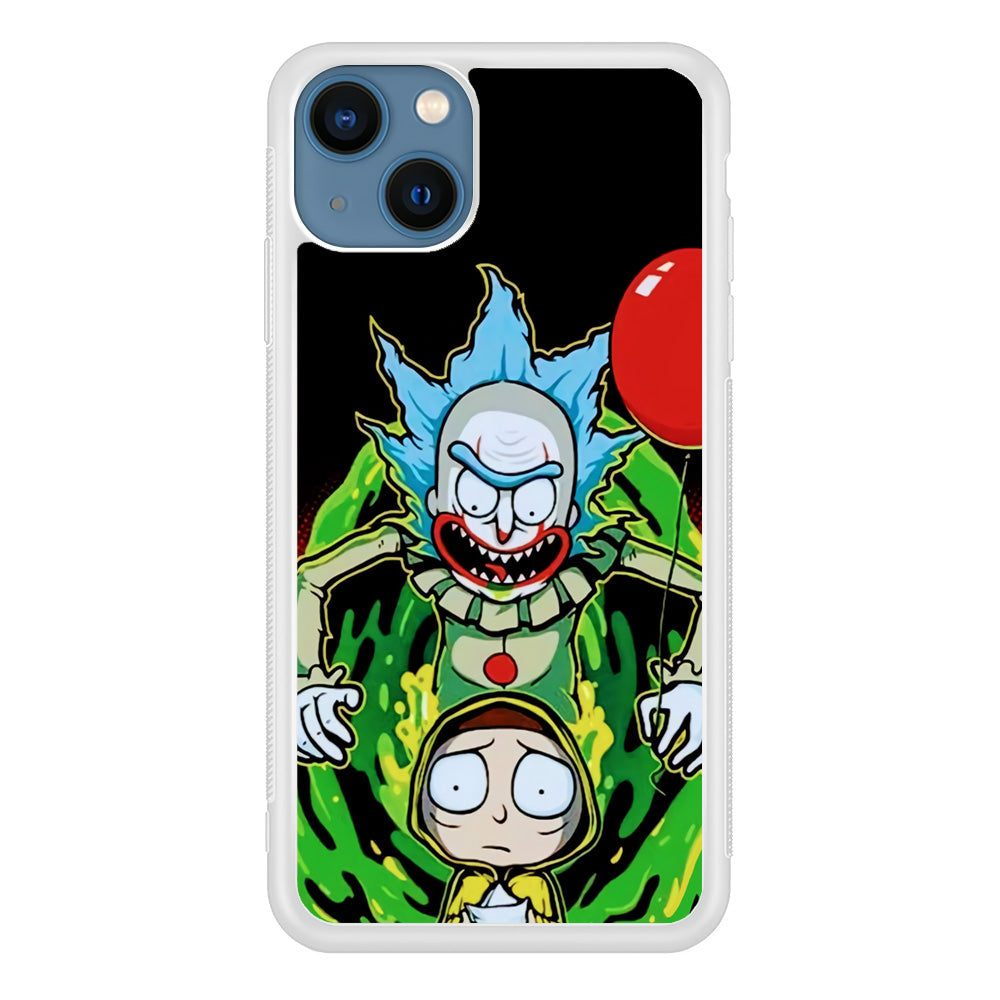 Rick and Morty IT Style iPhone 15 Plus Case