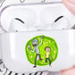Rick and Morty Open The Portal Protective Clear Case Cover For Apple AirPod Pro