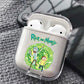 Rick and Morty Portal Protective Clear Case Cover For Apple Airpods