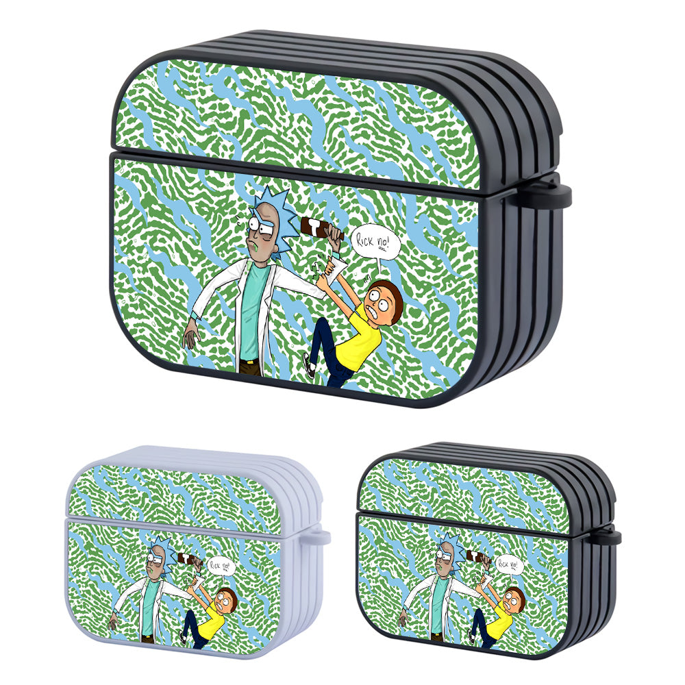 Rick and Morty Protecting Comrade Hard Plastic Case Cover For Apple Airpods Pro