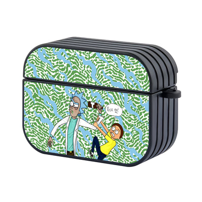 Rick and Morty Protecting Comrade Hard Plastic Case Cover For Apple Airpods Pro