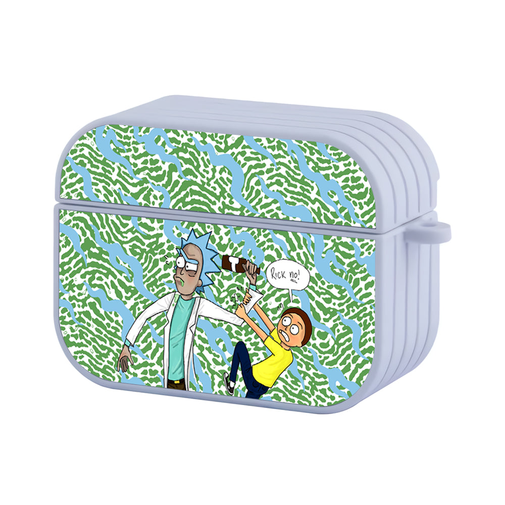 Rick and Morty Protecting Comrade Hard Plastic Case Cover For Apple Airpods Pro