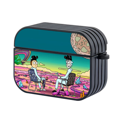 Rick and Morty Sit on Another Planet Hard Plastic Case Cover For Apple Airpods Pro