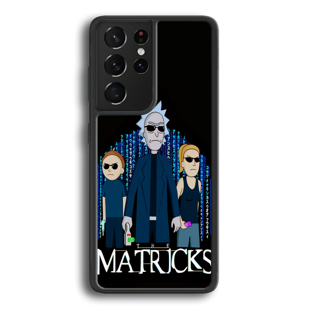 Rick and Morty The Matricks Samsung Galaxy S22 Ultra Case - Ezzystore