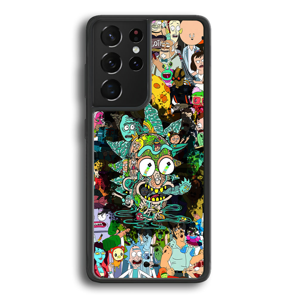 Rick and Morty Thoughts Inside People Samsung Galaxy S22 Ultra Case - Ezzystore