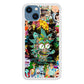 Rick and Morty Thoughts Inside People iPhone 15 Case