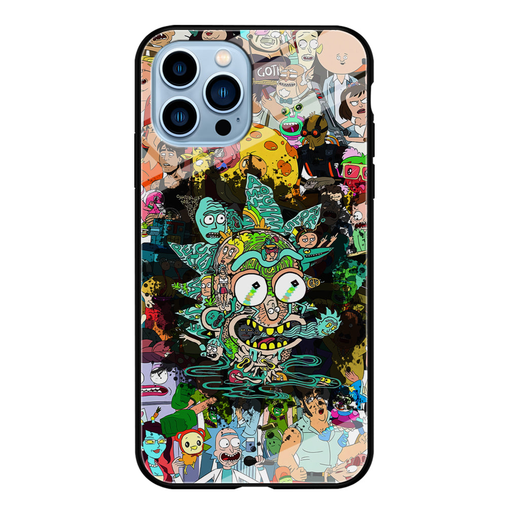 Rick and Morty Thoughts Inside People iPhone 15 Pro Max Case
