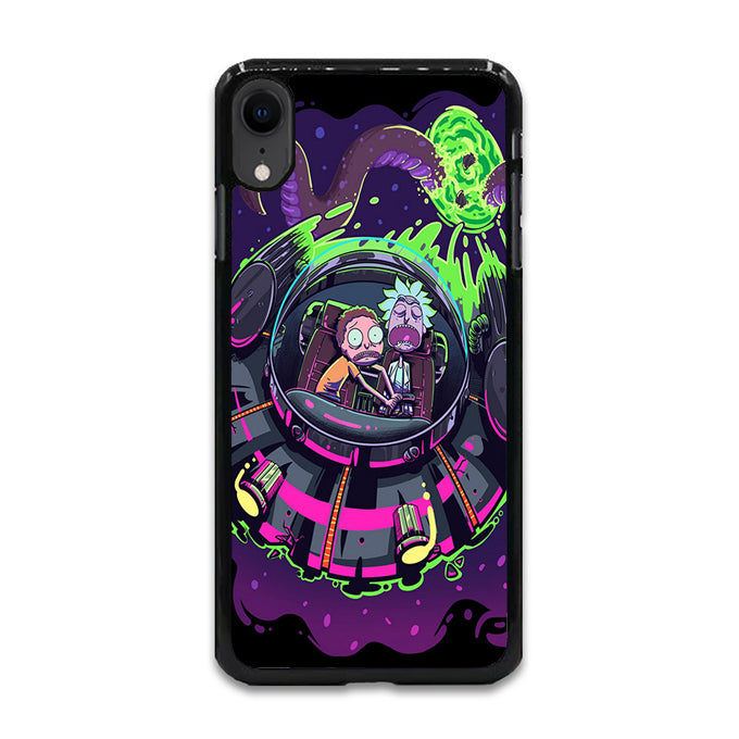 Rick and Morty Ufo iPhone XR Case