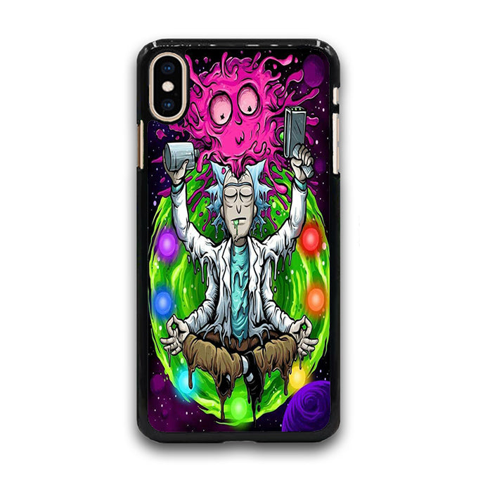 Rick and Morty Yoga iPhone X Case