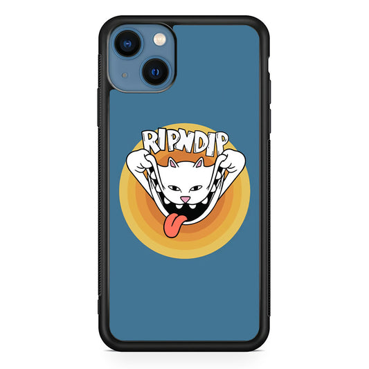 Rip N Dip Smile In Blue iPhone 14 Case - Ezzystore