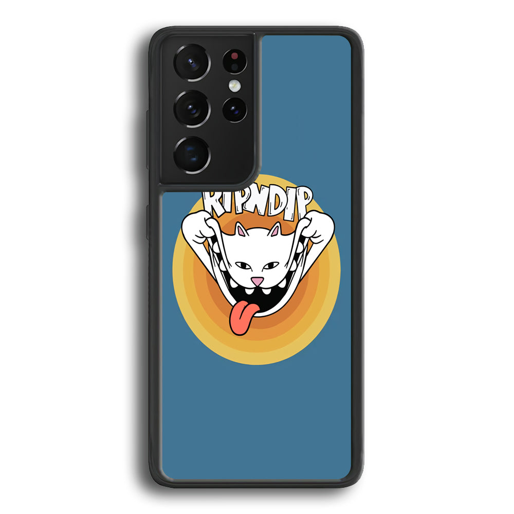 Rip N Dip Smile In Blue  Samsung Galaxy S23 Ultra Case - Ezzystore