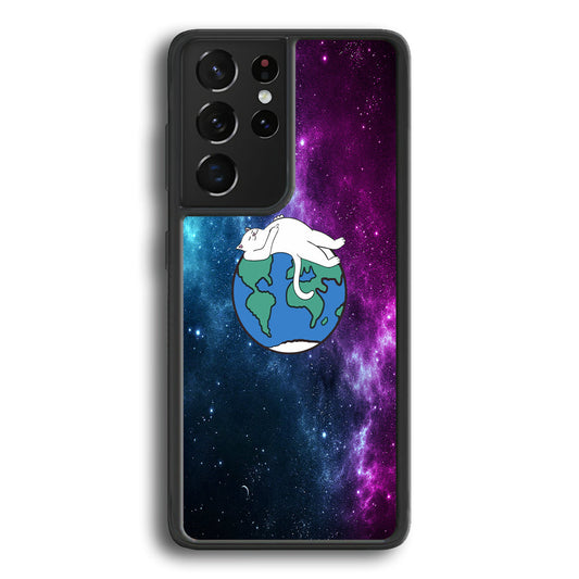 Rip N Dip Earth In Galaxy Samsung Galaxy S24 Ultra Case - Ezzystore