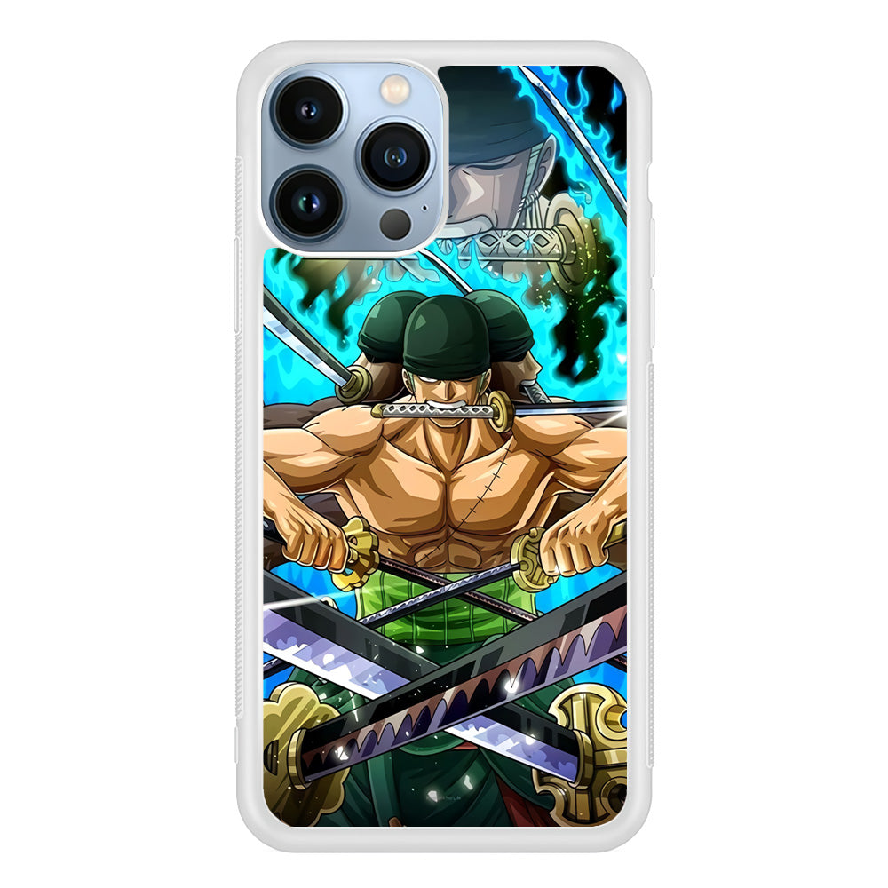 Roronoa Zoro One Piece iPhone 15 Pro Case