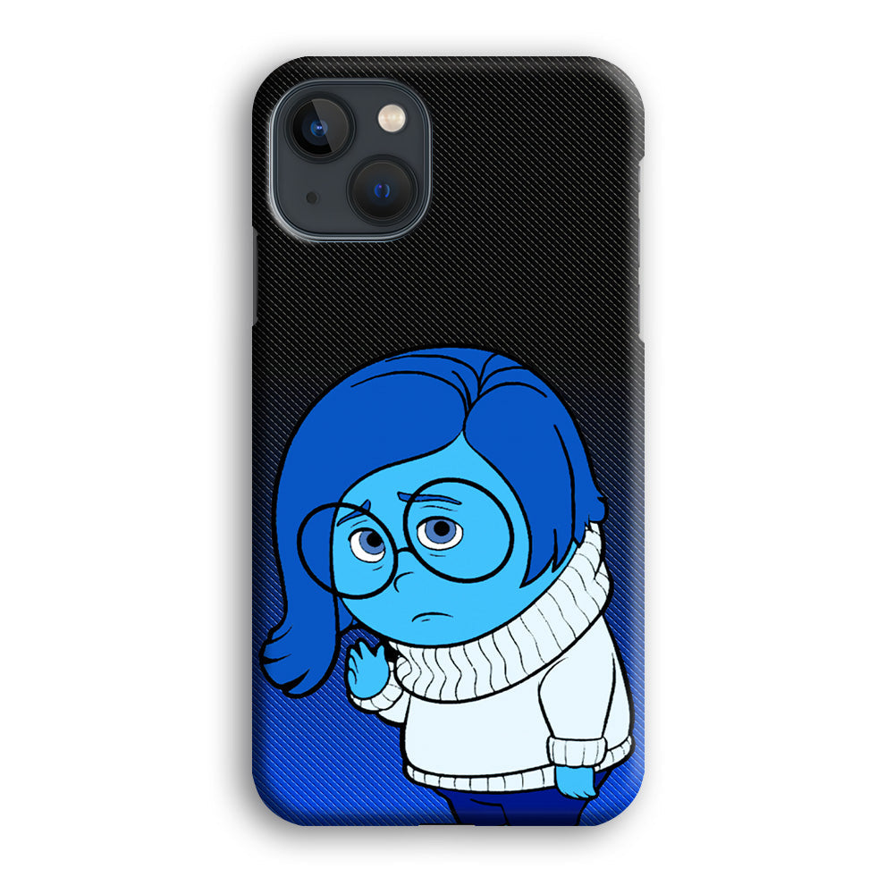 Sadness Inside Out Character iPhone 15 Plus Case