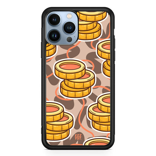 Safety Money Chocolate Filled Gold Coins Magsafe iPhone Case