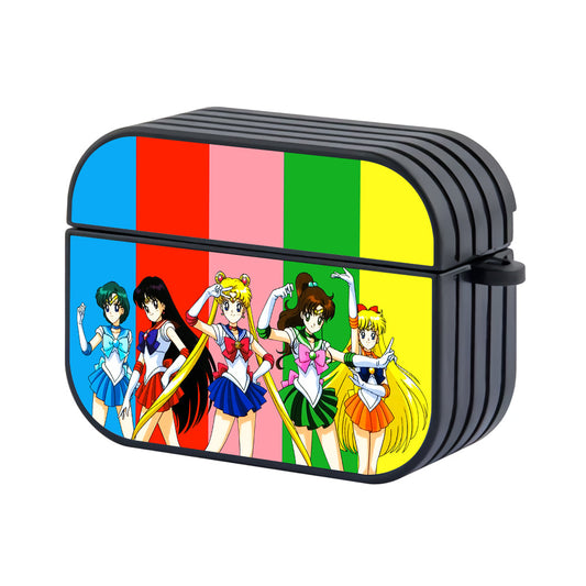 Sailor Moon Team Hard Plastic Case Cover For Apple Airpods Pro 2 - Ezzystore