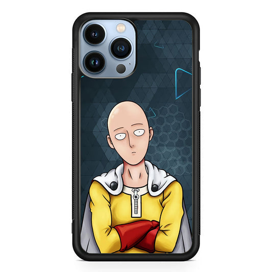 Saitama One Punch Man Angry Mode iPhone 14 Pro Case