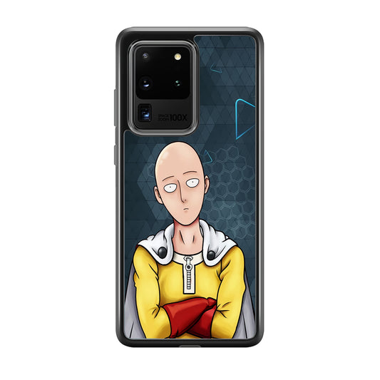 Saitama One Punch Man Angry Mode Samsung Galaxy S20 Ultra Case