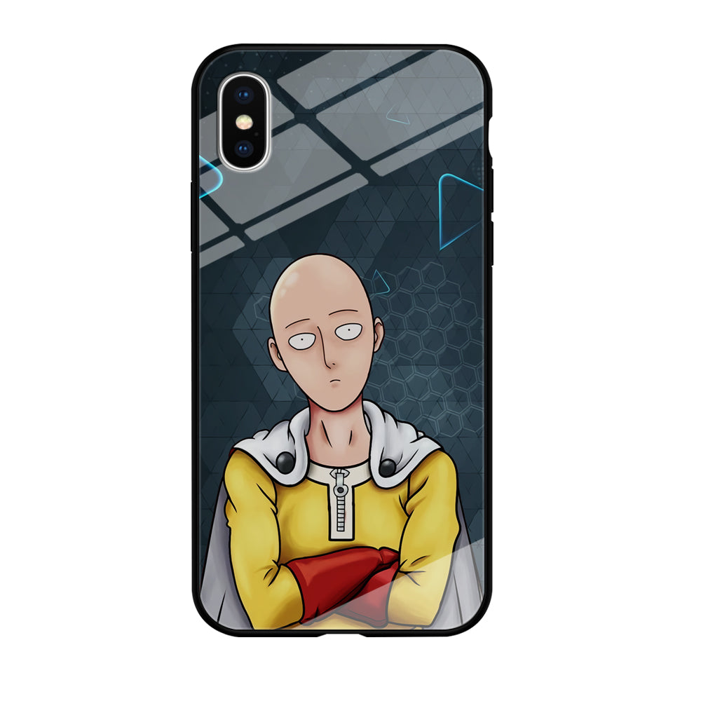 Saitama One Punch Man Angry Mode iPhone XS Case