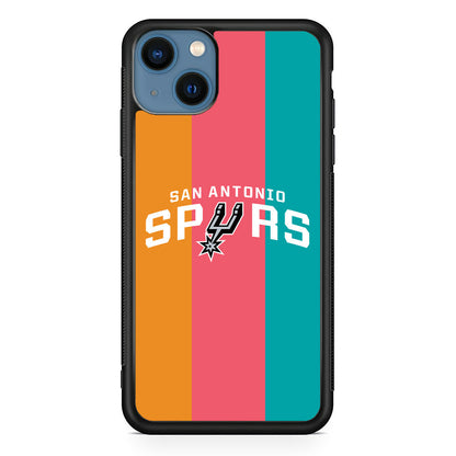 San Antonio Spurs NBA Team iPhone 15 Plus Case