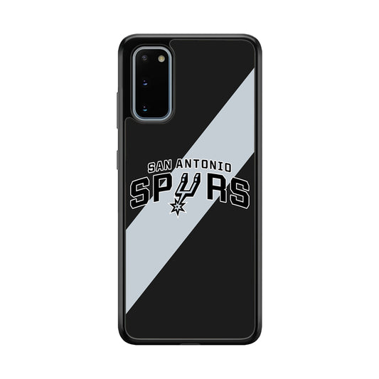 San Antonio Spurs Stripe Grey Samsung Galaxy S20 Case