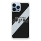 San Antonio Spurs Stripe Grey iPhone 14 Pro Case