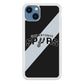 San Antonio Spurs Stripe Grey iPhone 15 Plus Case