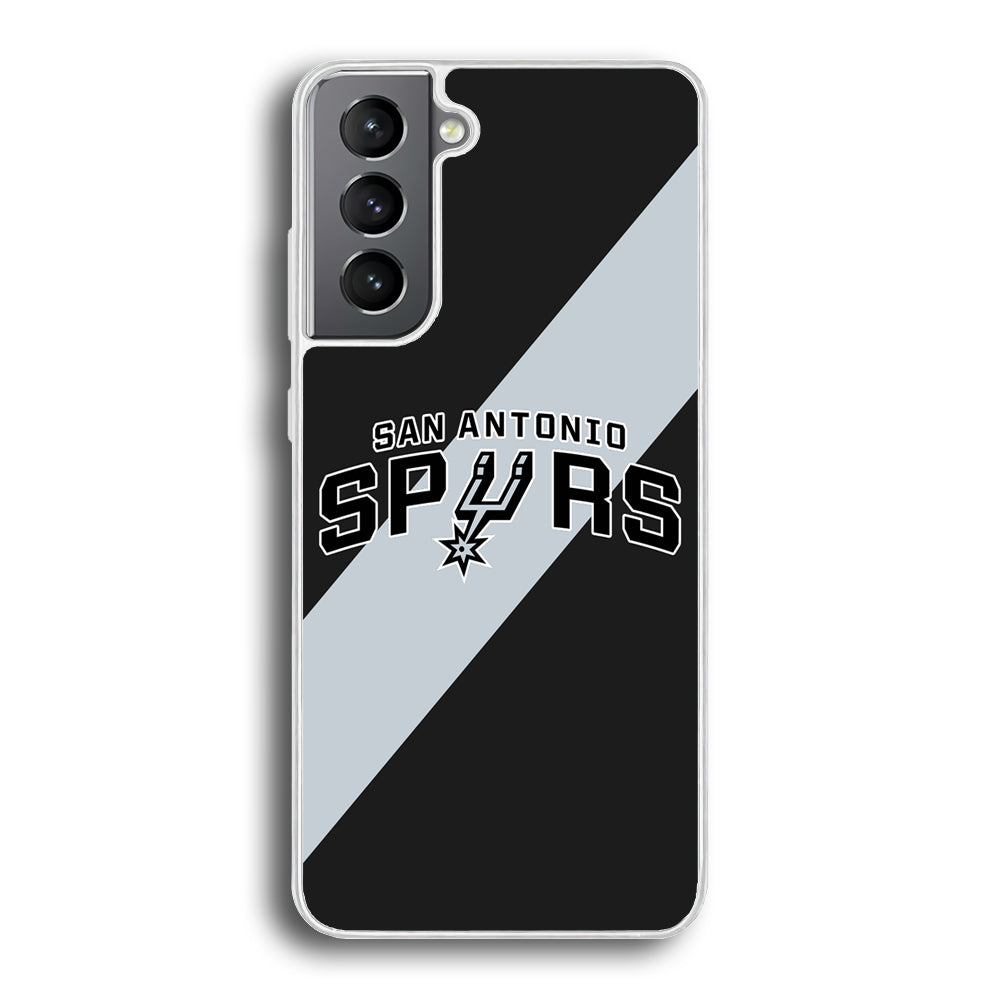 San Antonio Spurs Stripe Grey Samsung Galaxy S21 Case