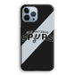 San Antonio Spurs Stripe Grey iPhone 13 Pro Case