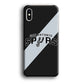 San Antonio Spurs Stripe Grey iPhone Xs Max Case