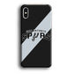 San Antonio Spurs Stripe Grey iPhone XS Case