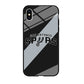 San Antonio Spurs Stripe Grey iPhone X Case