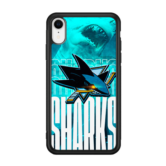 San Jose Sharks Word Of Team iPhone XR Case
