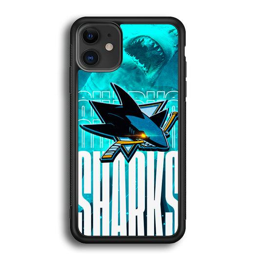 San Jose Sharks Word Of Team iPhone 12 Case