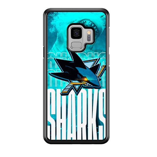 San Jose Sharks Word Of Team Samsung Galaxy S9 Case