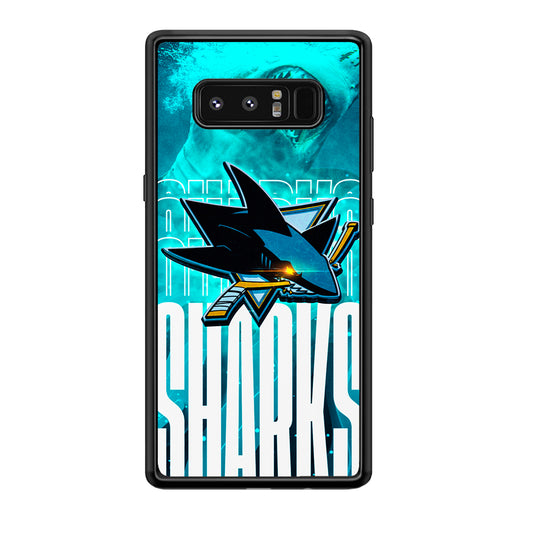 San Jose Sharks Word Of Team Samsung Galaxy Note 8 Case