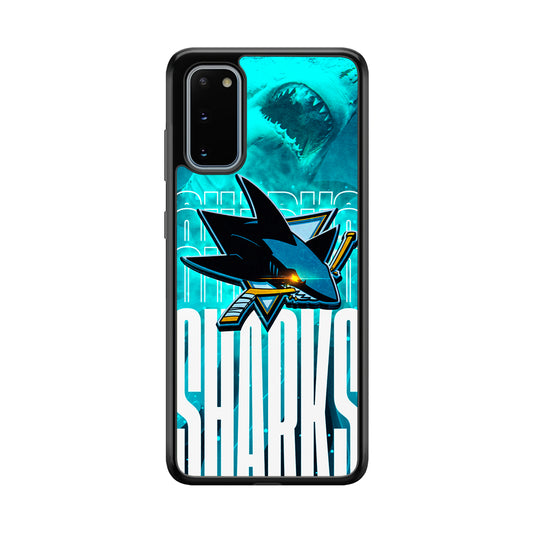 San Jose Sharks Word Of Team Samsung Galaxy S20 Case
