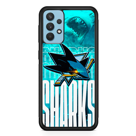 San Jose Sharks Word Of Team Samsung Galaxy A32 Case
