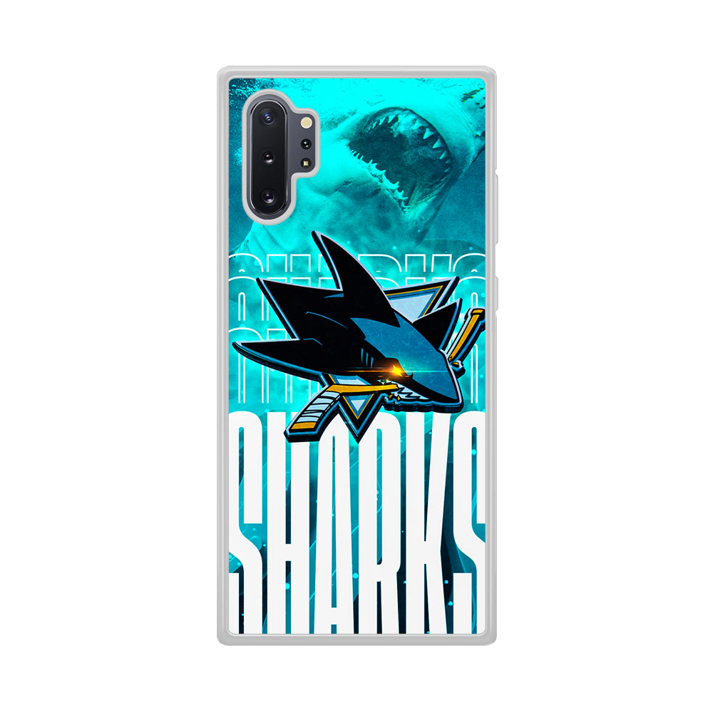 San Jose Sharks Word Of Team Samsung Galaxy Note 10 Plus Case