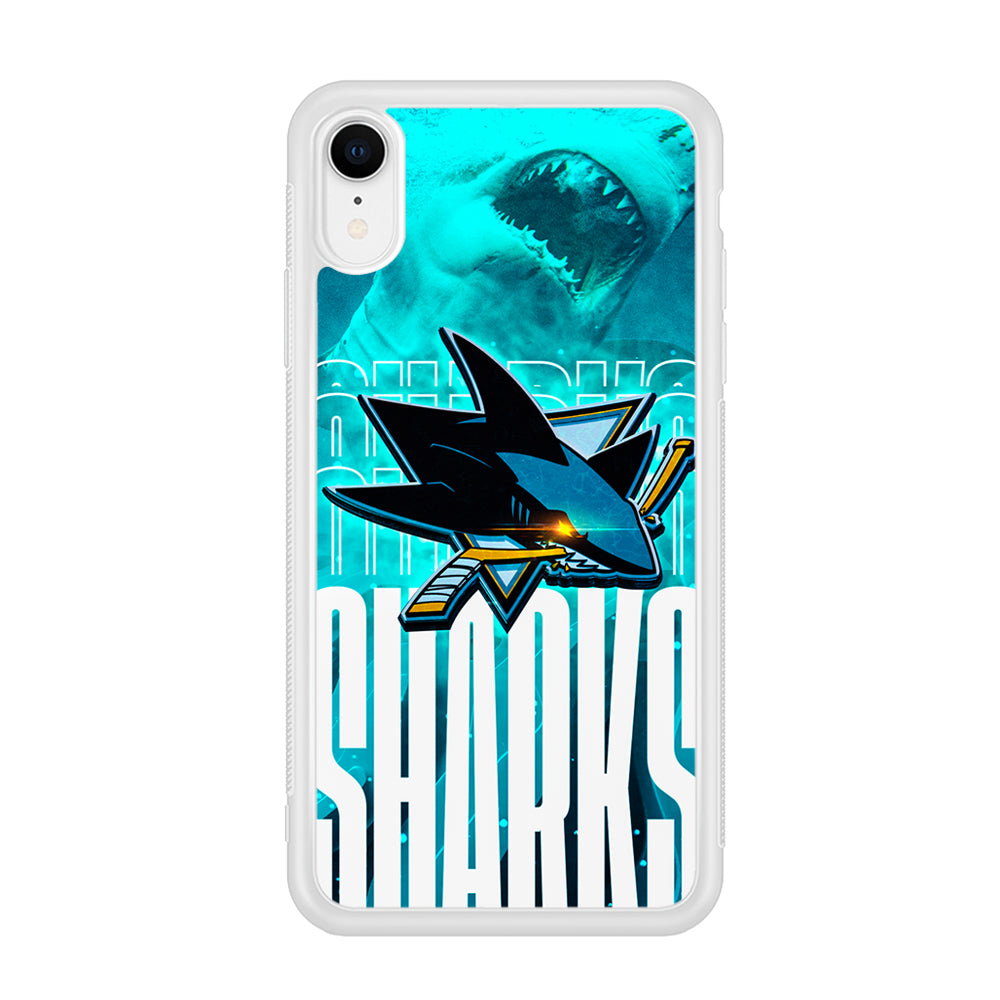 San Jose Sharks Word Of Team iPhone XR Case