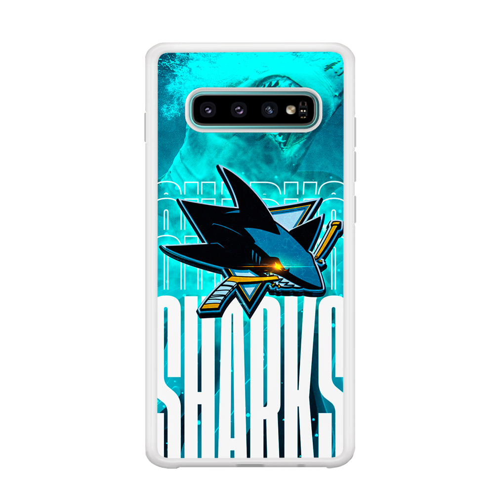 San Jose Sharks Word Of Team Samsung Galaxy S10 Plus Case