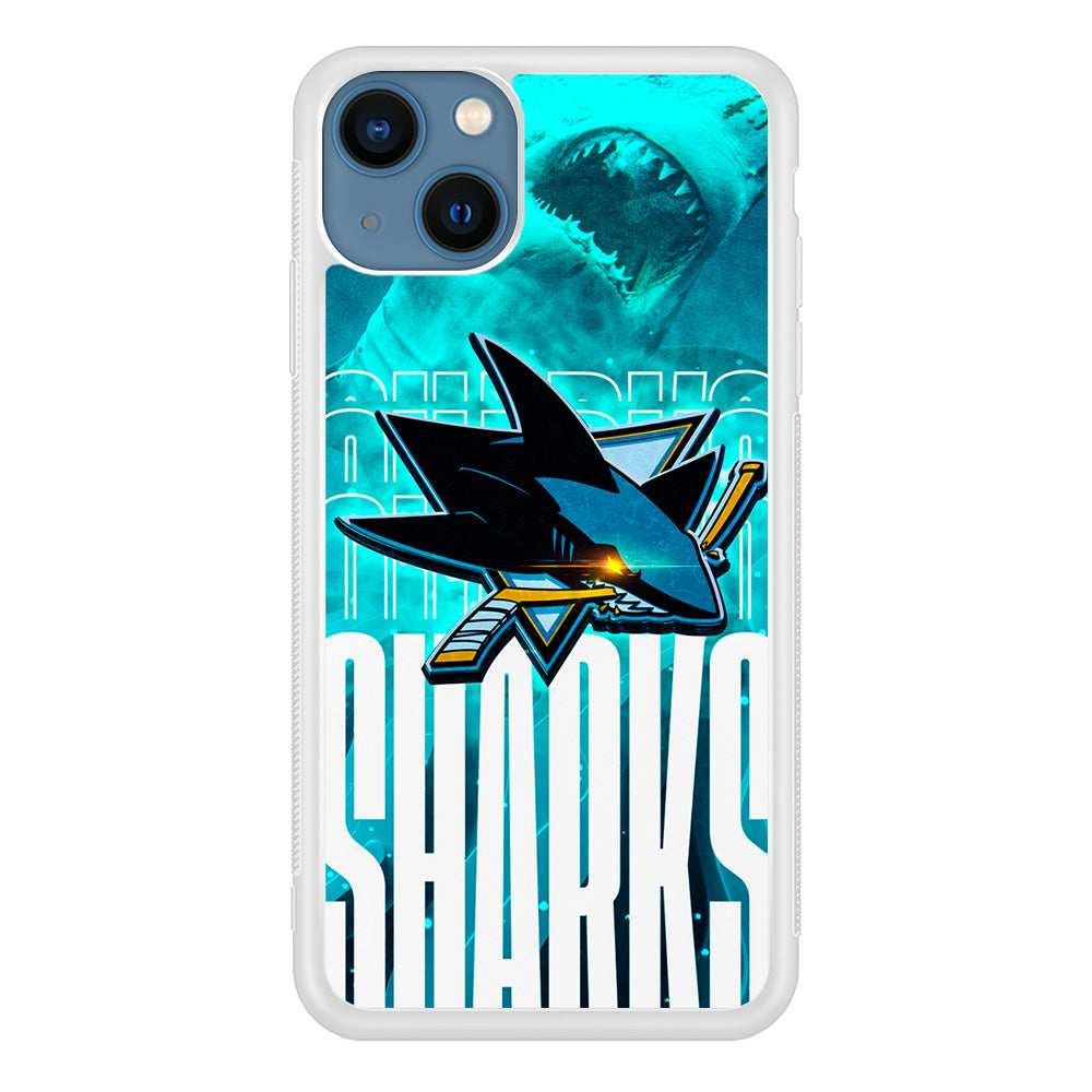 San Jose Sharks Word Of Team iPhone 13 Case