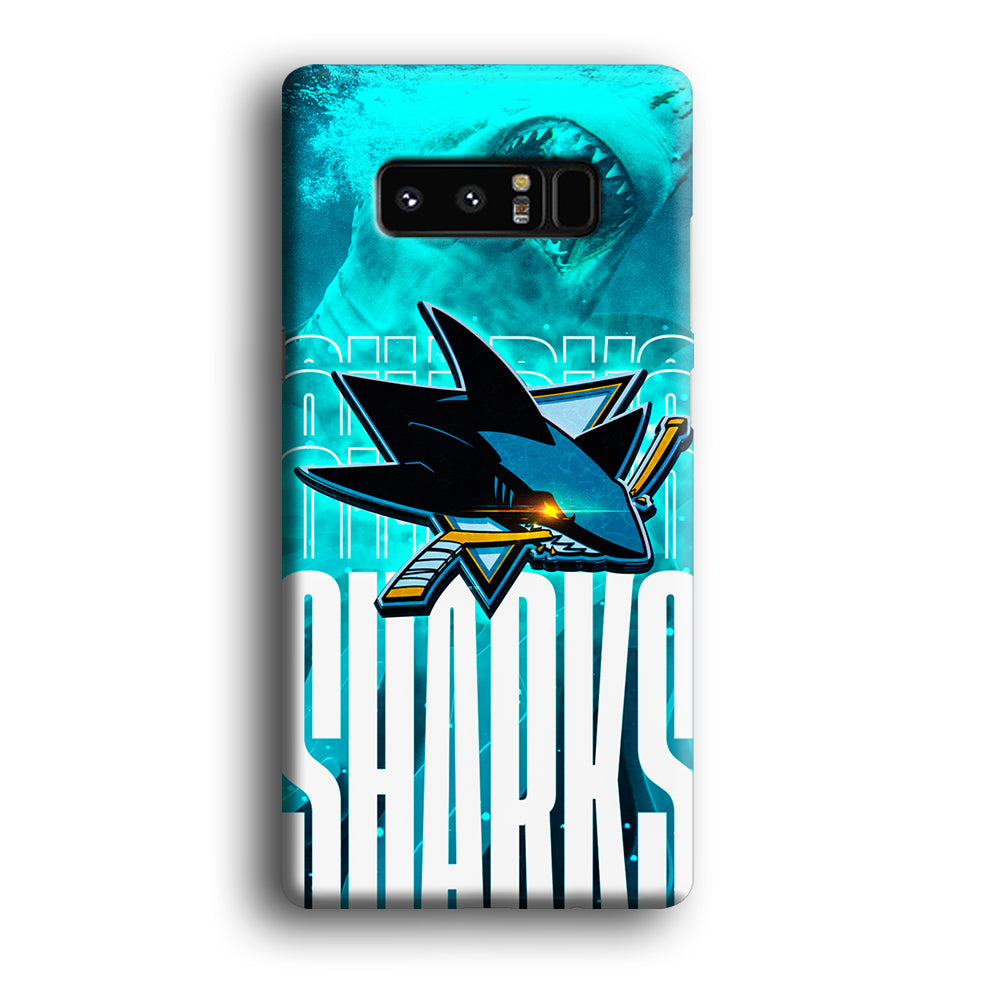 San Jose Sharks Word Of Team Samsung Galaxy Note 8 Case